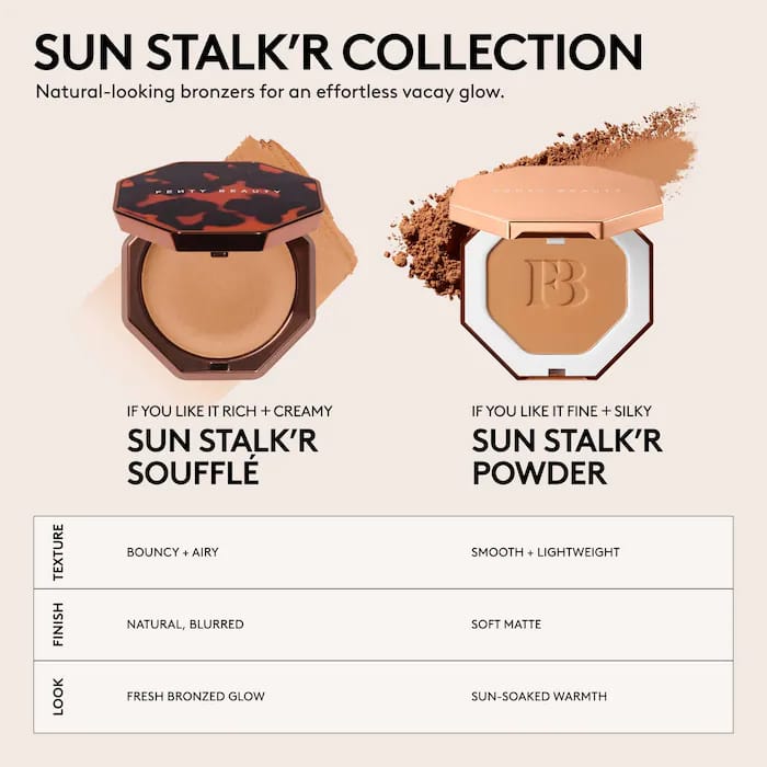 FENTY BEAUTY Sun Stalk'r Soufflé Pressed Mousse Blurring Cream Bronzer