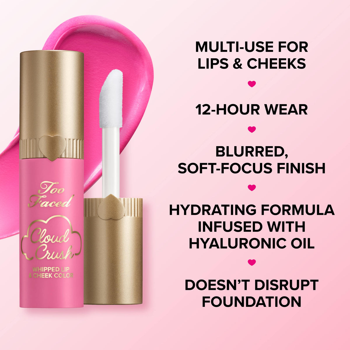 Cloud Crush Whipped Lip & Cheek Color milk and cookies 4.3g