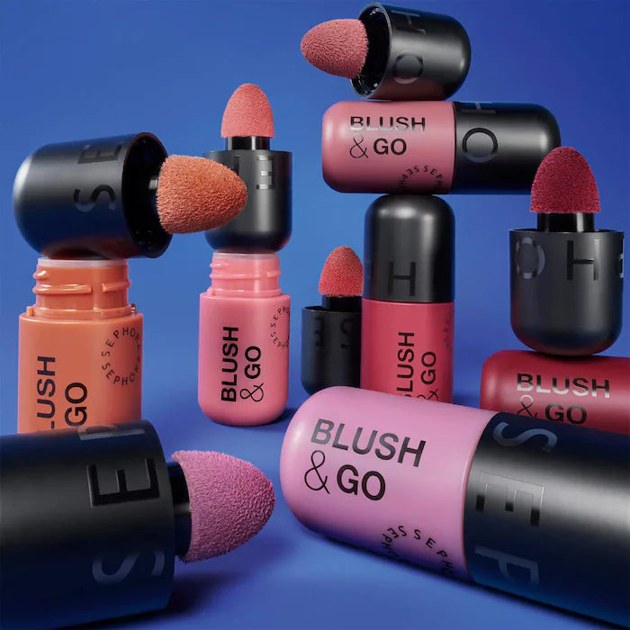 Sephora Blush & Go Longwear Matte Liquid Blush For Lip and Cheek 01 on point 7ml