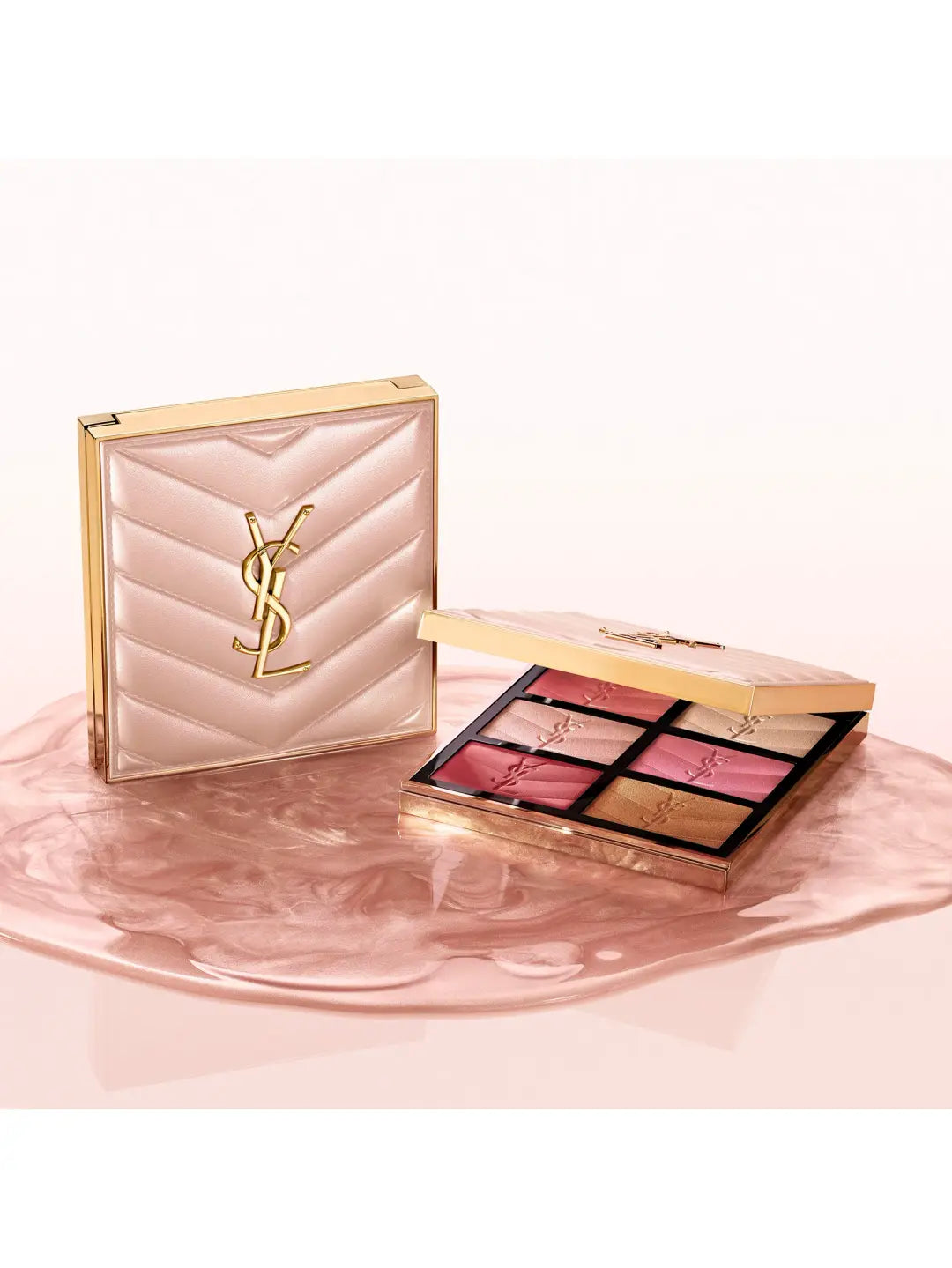 YSL BEAUTY Couture Face Palette Bush And Highlighter 27 G Golden Oasis