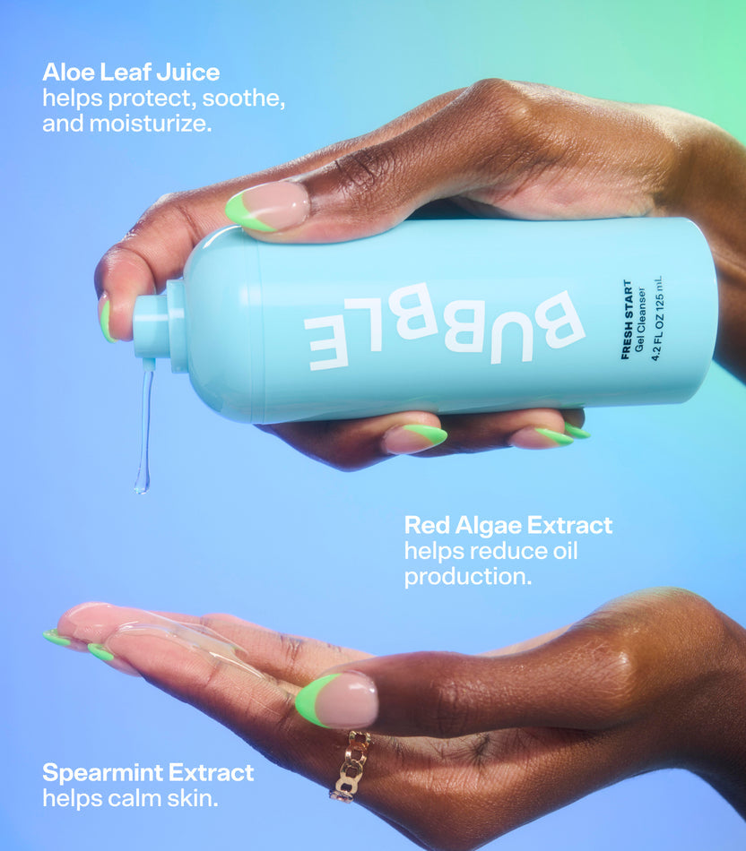 Bubble Skincare Fresh Start Gel Face Wash 4.2 FL OZ 125 mL