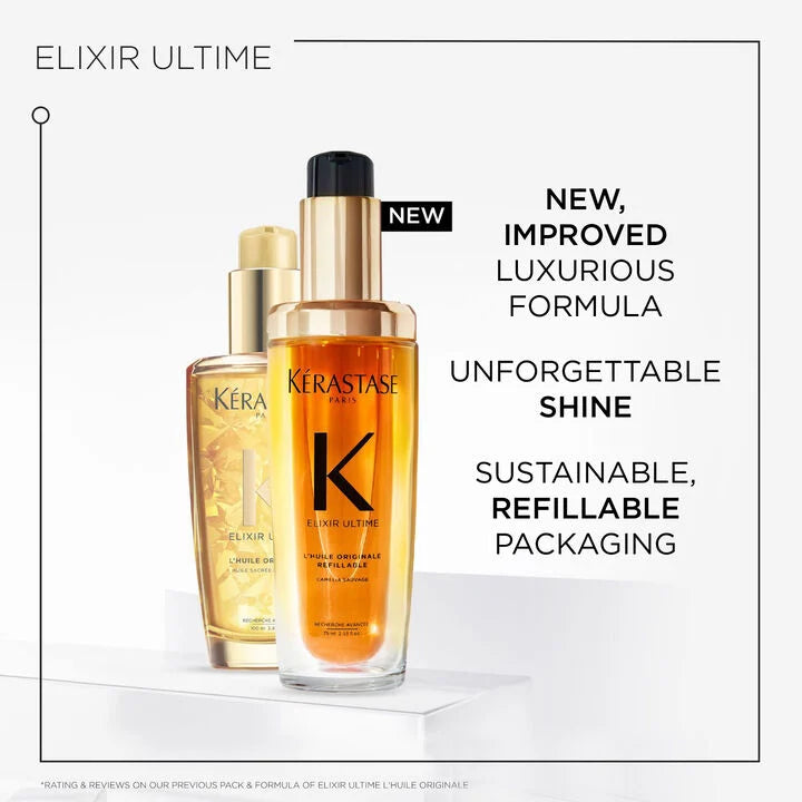 Elixir Ultime Refillable Hydrating Hair OilListen to pronunciation 30ml