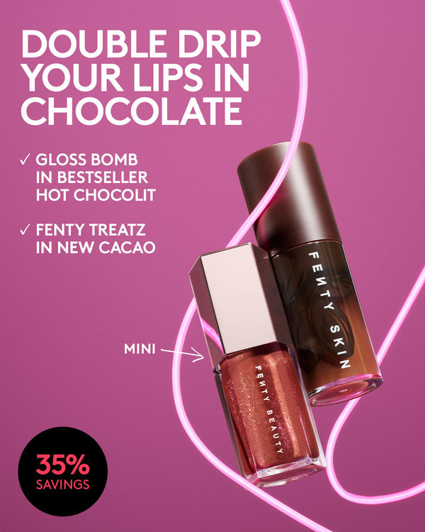 FENTY BEAUTY Chocolit Treatz Lip Luminizer + Lip Oil Duo