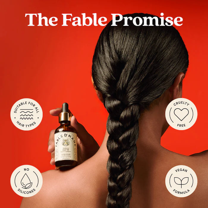 Fable & Mane HoliRoots™ Pre-Wash Scalp & Hair Treatment Oil 55ml