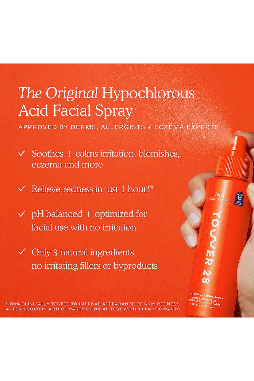 Tower 28 SOS Daily Rescue Facial Spray with Hypochlorous Acid