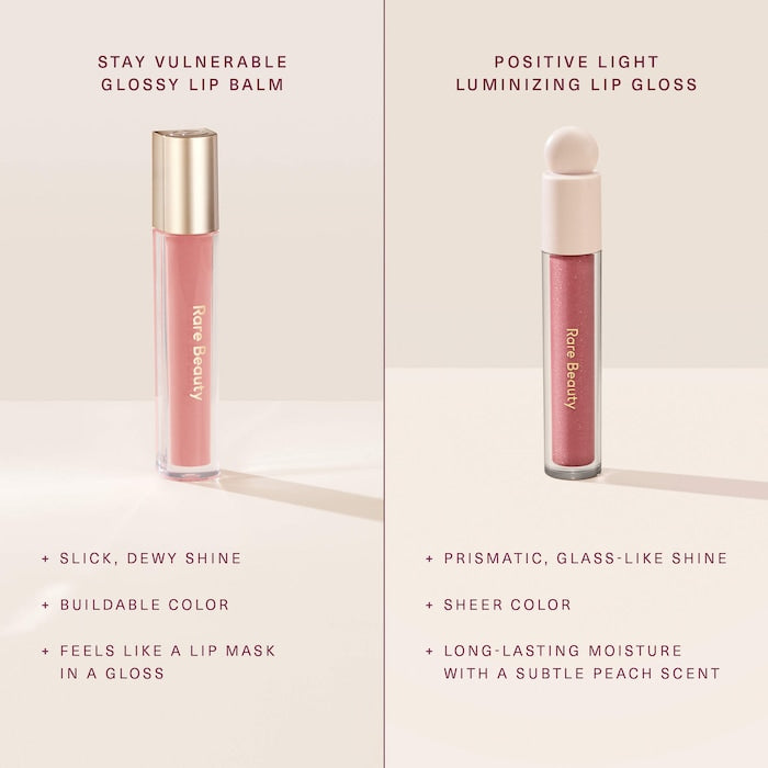 Rare Beauty by Selena Gomez Positive Light Luminizing Lip Gloss Glimmer 3.3ml
