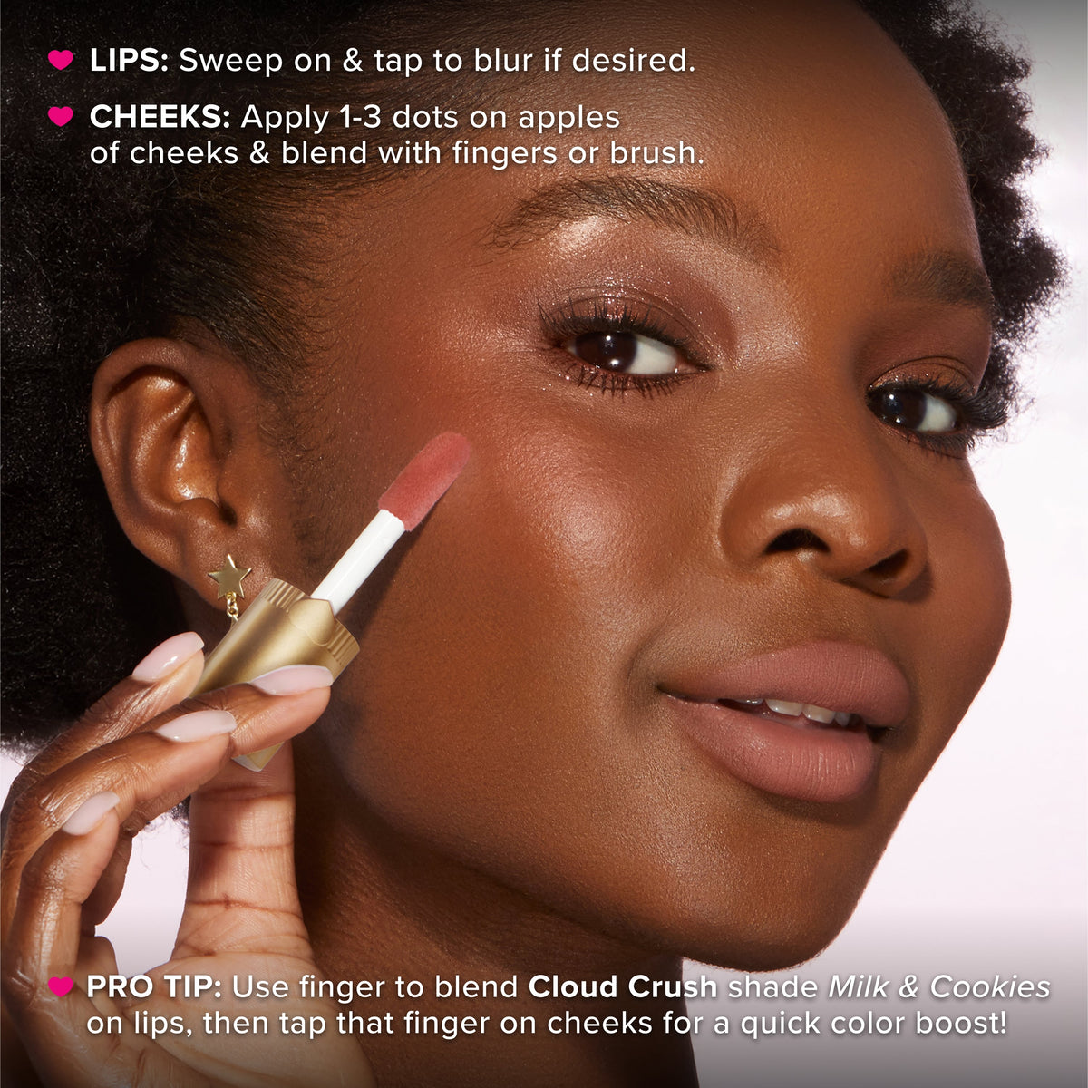 Cloud Crush Whipped Lip & Cheek Color milk and cookies 4.3g