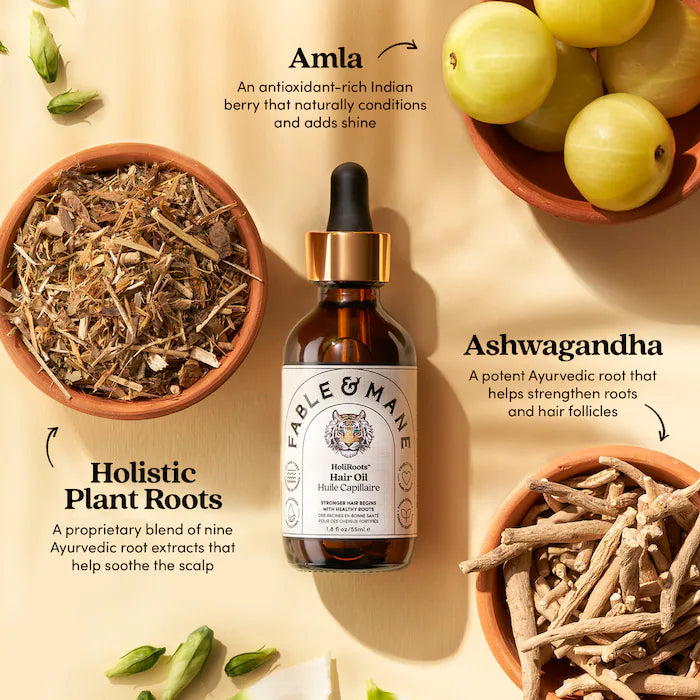 Fable & Mane HoliRoots™ Pre-Wash Scalp & Hair Treatment Oil 55ml