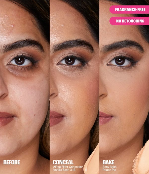 HUDA BEAUTY EASY BAKE FRAGRANCE FREE LOOSE BAKING AND SETTING POWDER