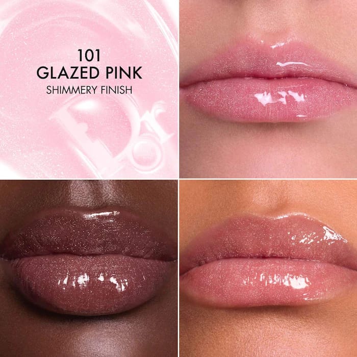 DIOR Lip Glow Butter Hydrating Gloss Balm - Glazed pink