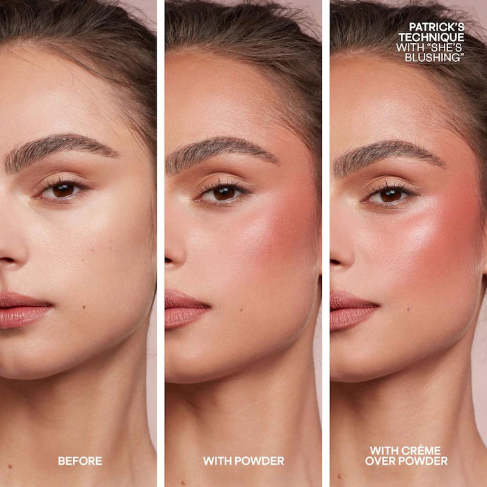 PATRICK TA 
Major Headlines Double-Take Crème & Powder Blush Duo