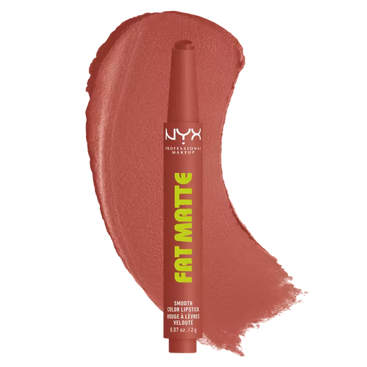 NYX PROFESSIONAL MAKEUP FAT MATTE SMOOTH COLOR LIPSTICK