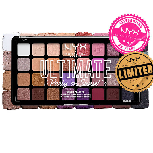 NYX ULTIMATE PARTY ON SUNSET 32-PAN PRO PALETTE