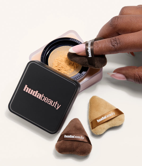 HUDA BEAUTY MINI PUFFS POWDER PUFF TRIO