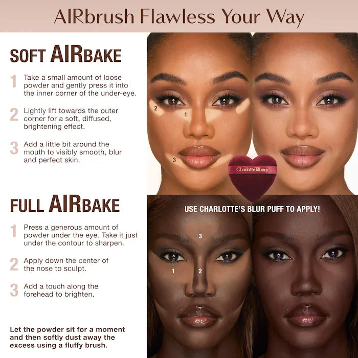Charlotte Tilbury 
Airbrush Flawless Blur Loose Setting Powder