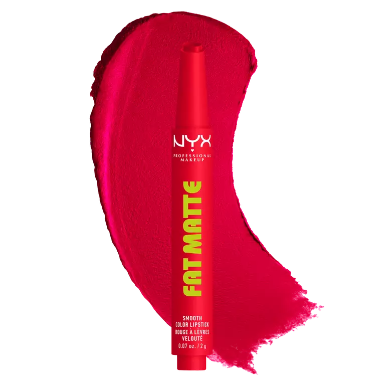 NYX PROFESSIONAL MAKEUP FAT MATTE SMOOTH COLOR LIPSTICK
