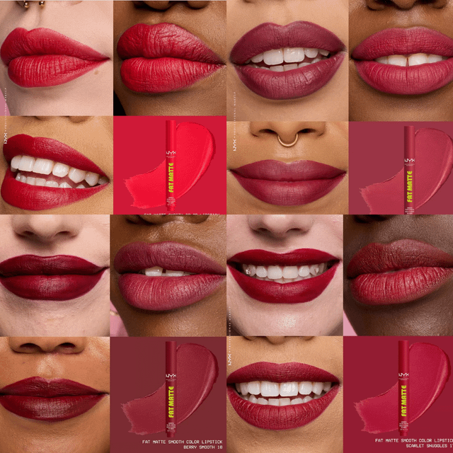 NYX PROFESSIONAL MAKEUP FAT MATTE SMOOTH COLOR LIPSTICK
