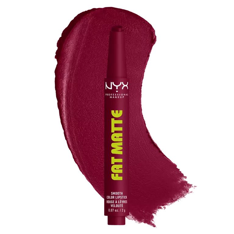 NYX PROFESSIONAL MAKEUP FAT MATTE SMOOTH COLOR LIPSTICK