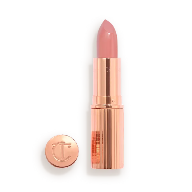 Charlotte Tilbury K.I.S.S.I.N.G Satin Shine Lipstick Shade-Pillow Talk Fair