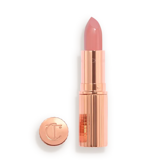 Charlotte Tilbury K.I.S.S.I.N.G Satin Shine Lipstick Shade-Pillow Talk Fair