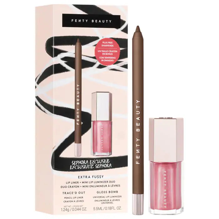 Fenty Beauty by Rihanna 
Extra Fu$$y Lip Liner + Mini Lip Luminizer Duo