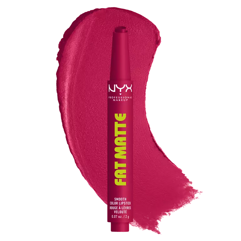 NYX PROFESSIONAL MAKEUP FAT MATTE SMOOTH COLOR LIPSTICK