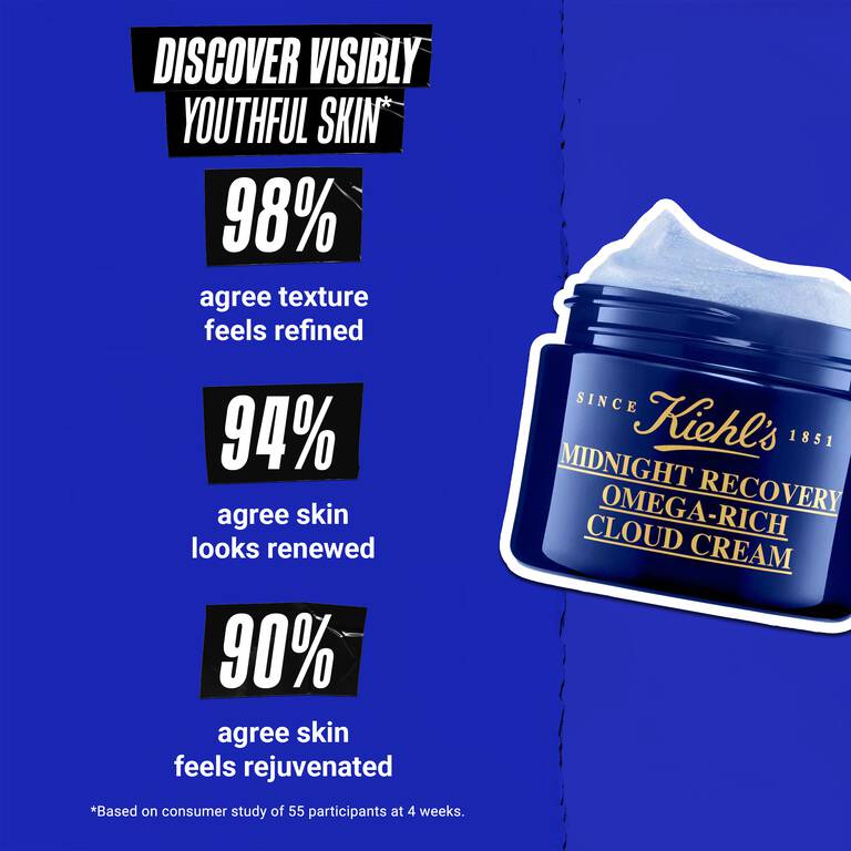 Kiehl's
Midnight  Recovery Omega-Rich Cloud Cream