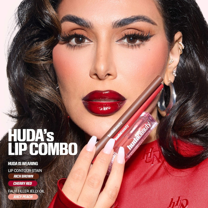 HUDA BEAUTY 
Lip Contour Lip Stain for 12-Hour Wear New Collection