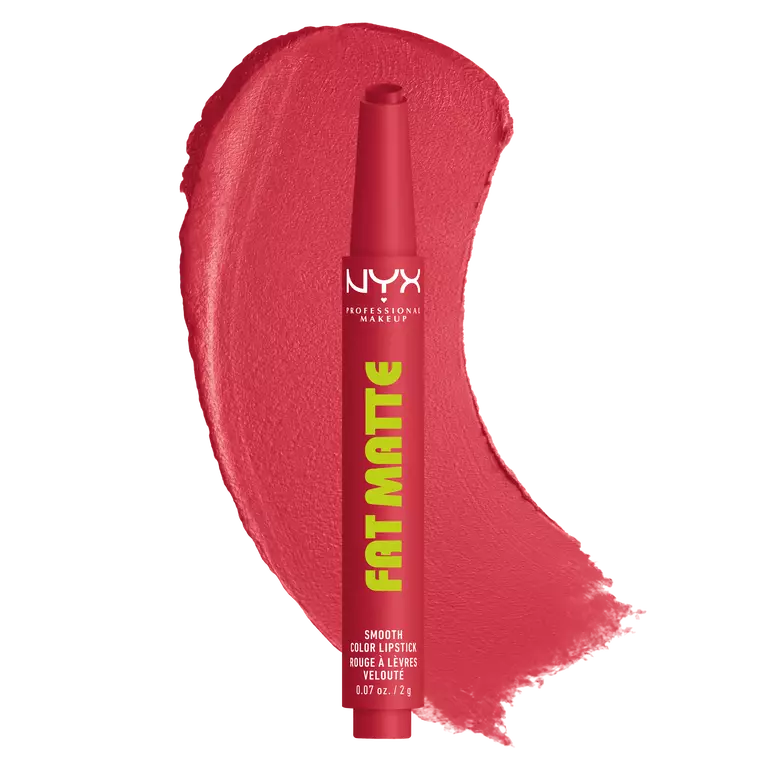 NYX PROFESSIONAL MAKEUP FAT MATTE SMOOTH COLOR LIPSTICK