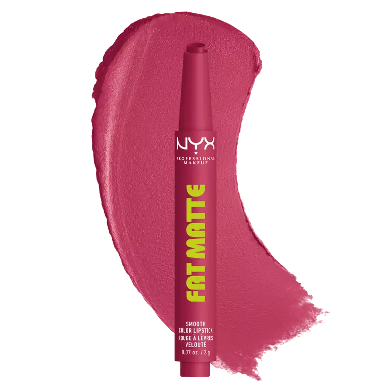 NYX PROFESSIONAL MAKEUP FAT MATTE SMOOTH COLOR LIPSTICK