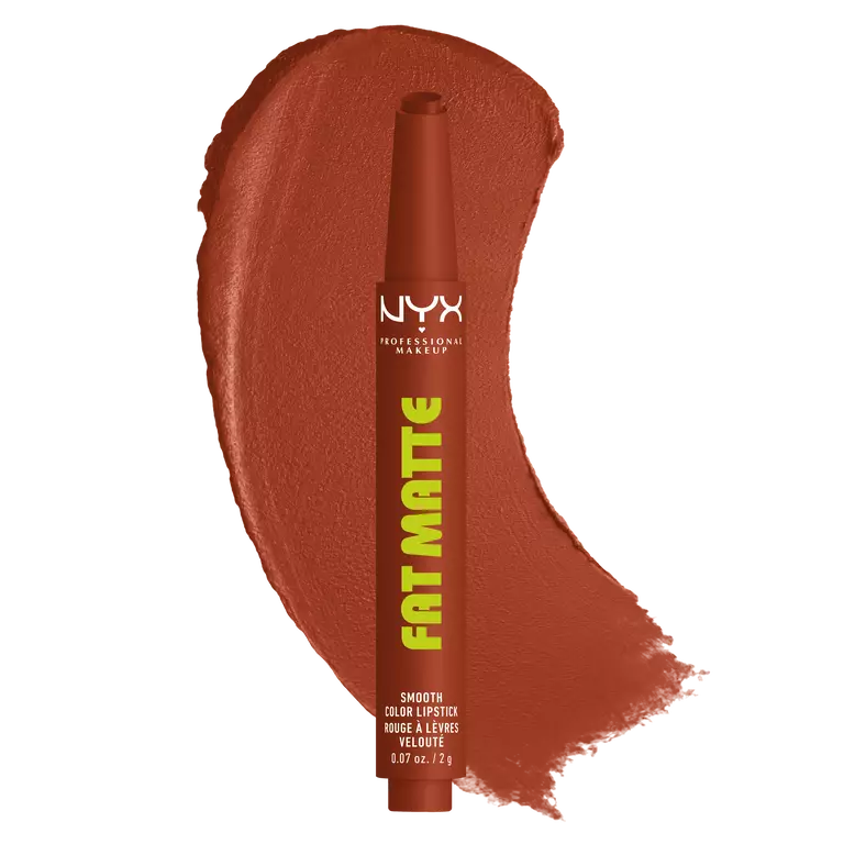 NYX PROFESSIONAL MAKEUP FAT MATTE SMOOTH COLOR LIPSTICK
