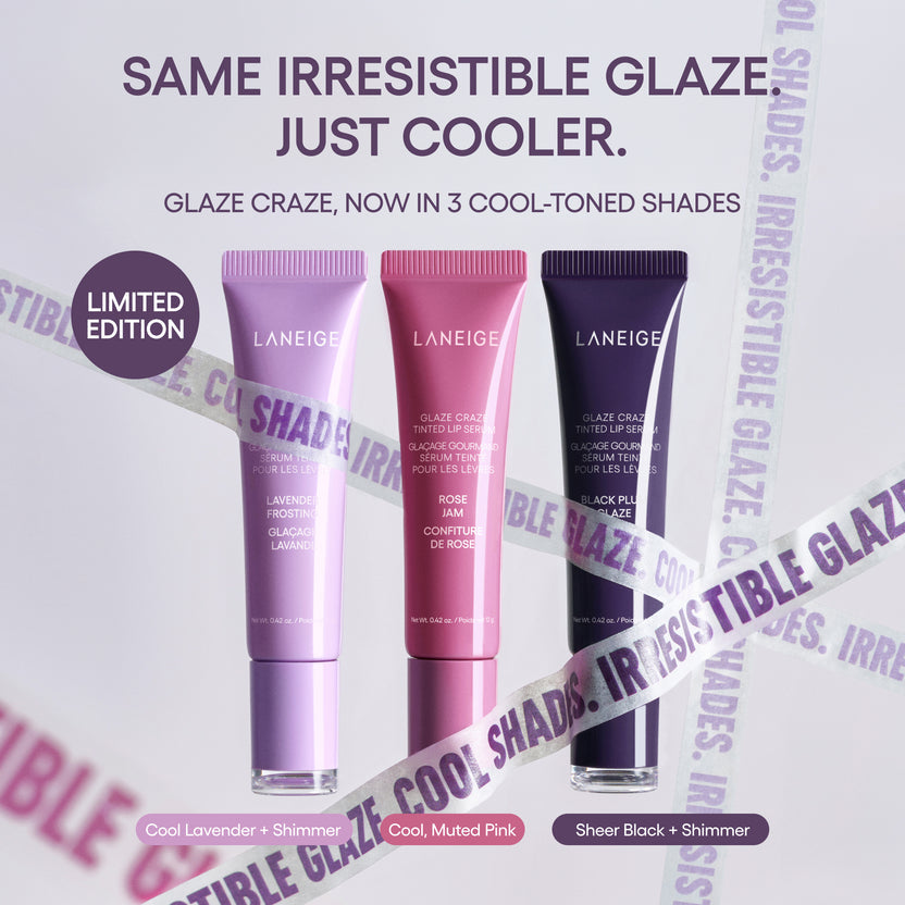 LANEIGE Glaze Craze Tinted Lip Serum Visibly Plump & High Shine