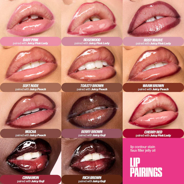 HUDA BEAUTY 
Lip Contour Lip Stain for 12-Hour Wear New Collection