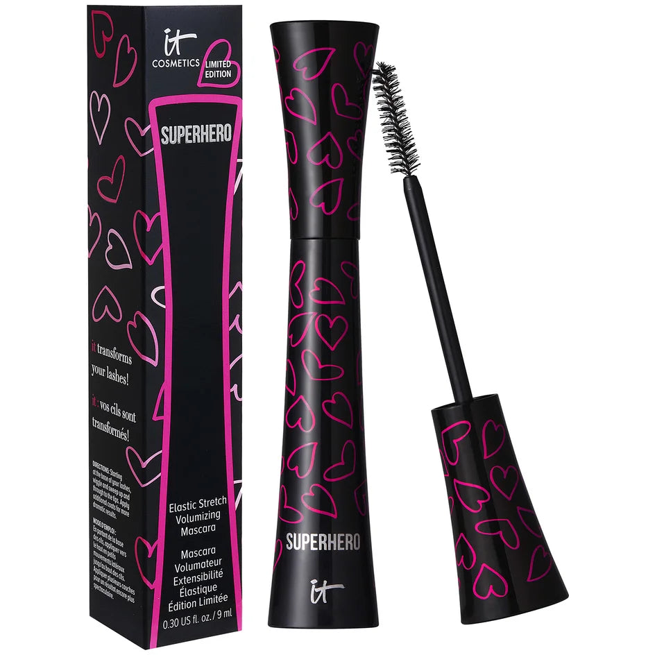 IT Cosmetics Limited Edition Superhero Elastic Stretch Volumizing and Lengthening Mascara - Black 9ml