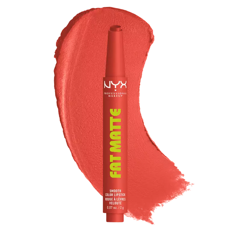 NYX PROFESSIONAL MAKEUP FAT MATTE SMOOTH COLOR LIPSTICK