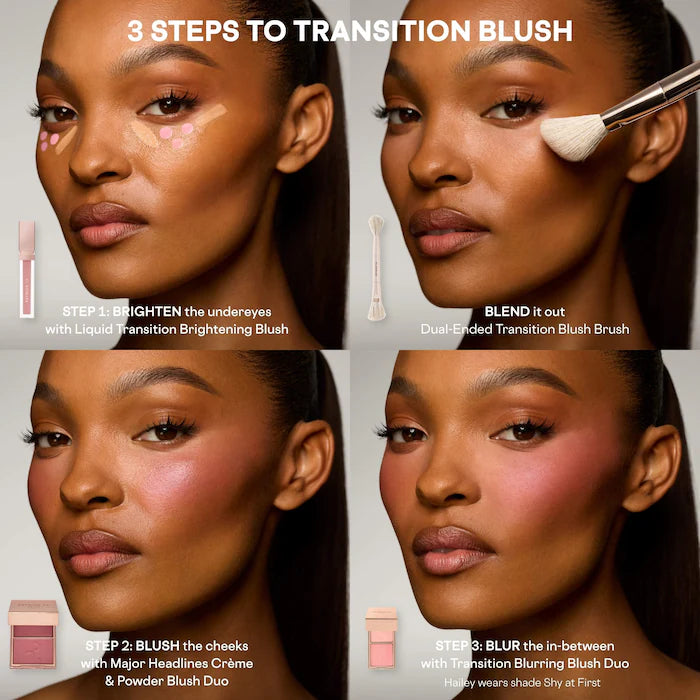 PATRICK TA 
Liquid Transition Brightening Blush