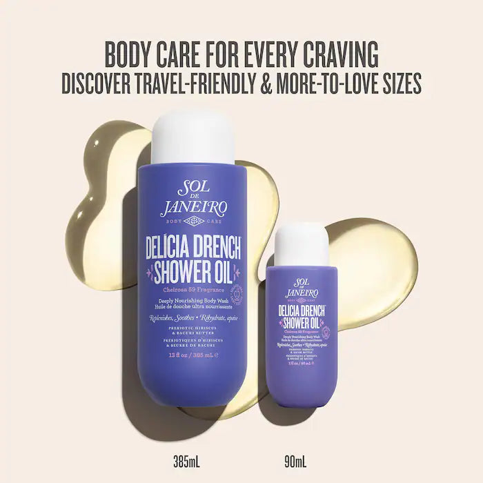 Sol de Janeiro 
Delícia Drench™ Moisturizing Shower Oil for Dry Skin 385ml