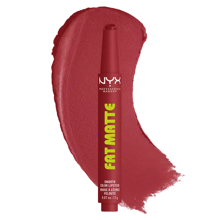 NYX PROFESSIONAL MAKEUP FAT MATTE SMOOTH COLOR LIPSTICK