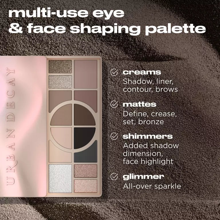 URBAN DECAY NAKED SHAPED MULTI-TASKING EYESHADOW PALETTE COOL