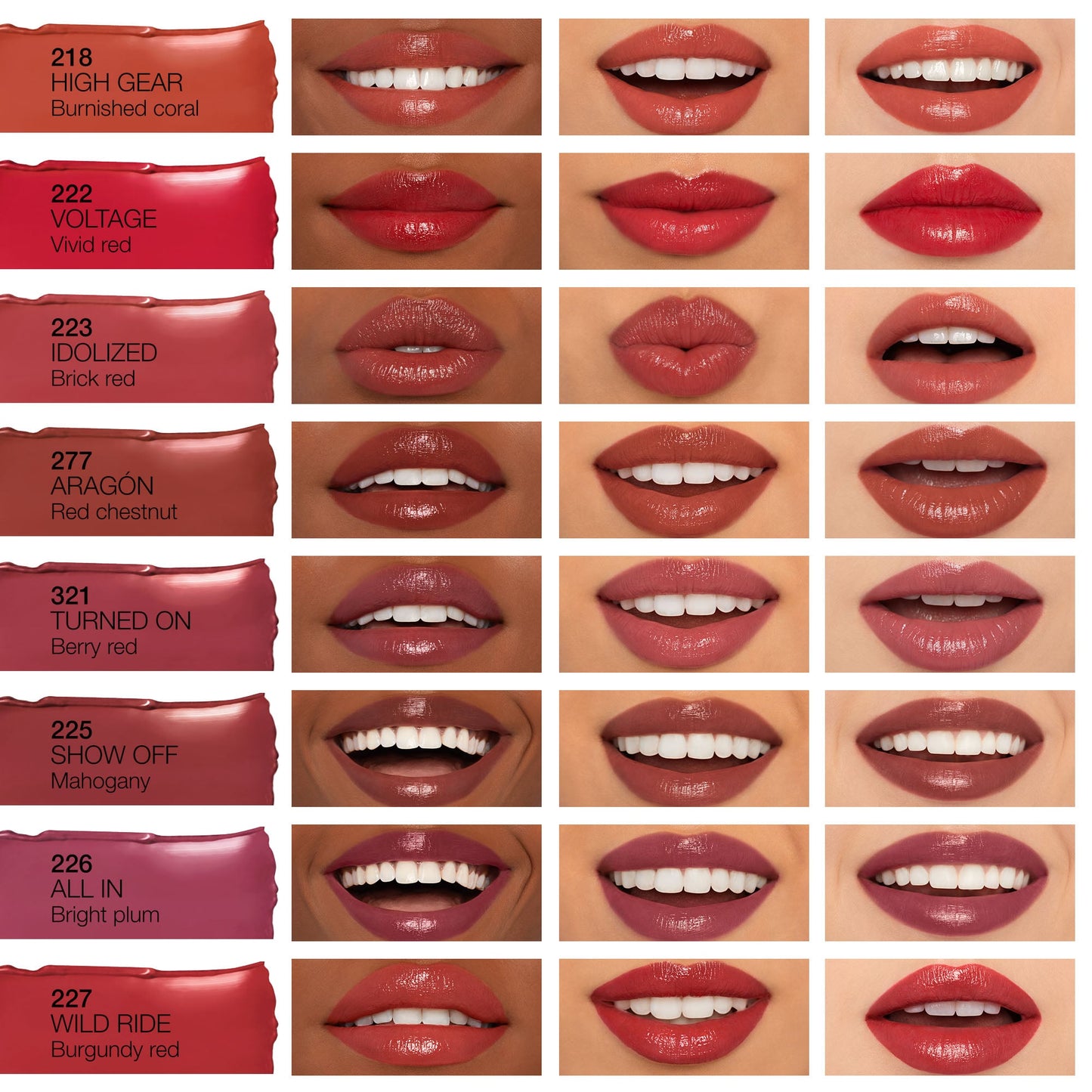 NARS Afterglow Sensual Shine Lipstick - High Gear