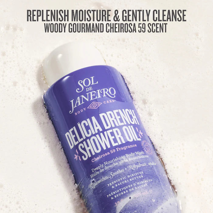 Sol de Janeiro 
Delícia Drench™ Moisturizing Shower Oil for Dry Skin 385ml