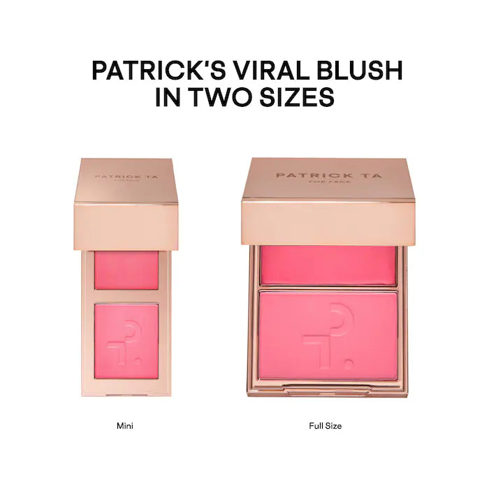PATRICK TA 
Major Headlines Double-Take Crème & Powder Blush Duo