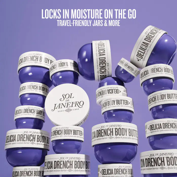 Sol de Janeiro 
Mini Delícia Drench™ Deeply Moisturizing Body Butter for Dry Skin 75ml
