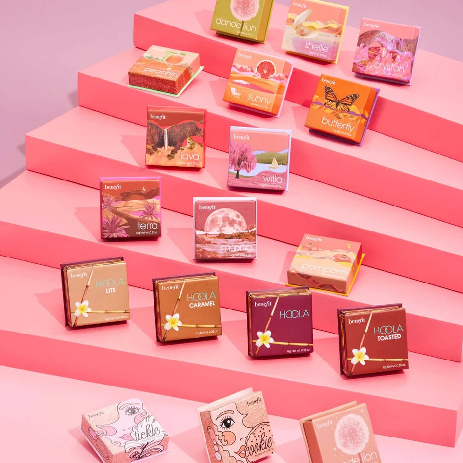 benefit Crystah Strawberry Pink Blush Powder Mini 2.5g