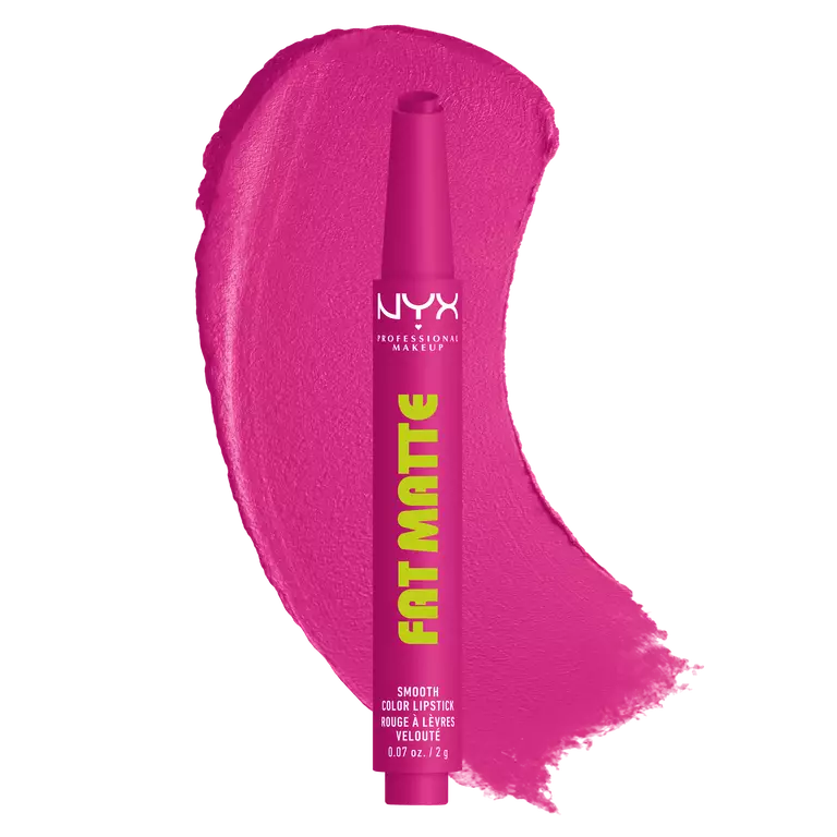 NYX PROFESSIONAL MAKEUP FAT MATTE SMOOTH COLOR LIPSTICK