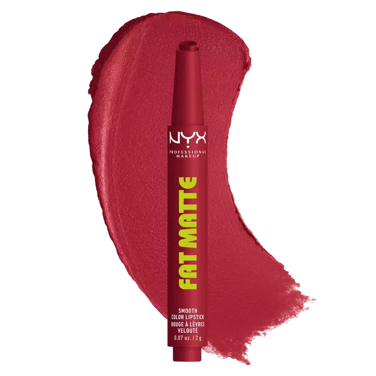NYX PROFESSIONAL MAKEUP FAT MATTE SMOOTH COLOR LIPSTICK