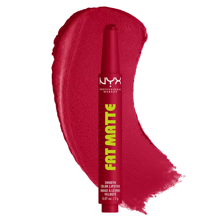 NYX PROFESSIONAL MAKEUP FAT MATTE SMOOTH COLOR LIPSTICK