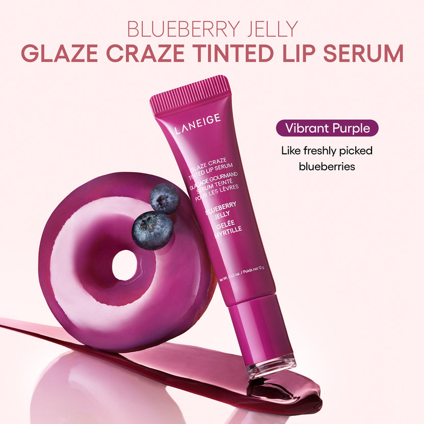 LANEIGE Glaze Craze Tinted Lip Serum Visibly Plump & High Shine