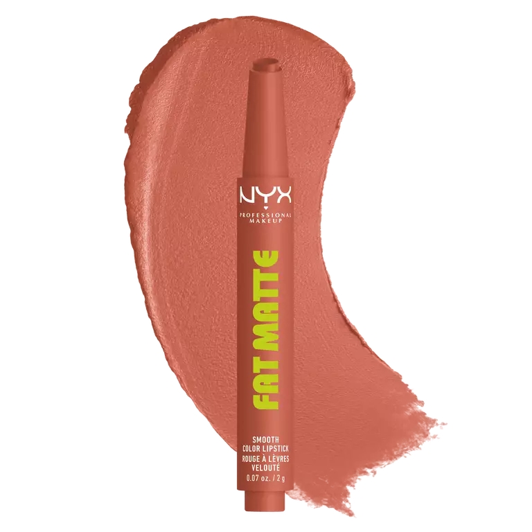NYX PROFESSIONAL MAKEUP FAT MATTE SMOOTH COLOR LIPSTICK