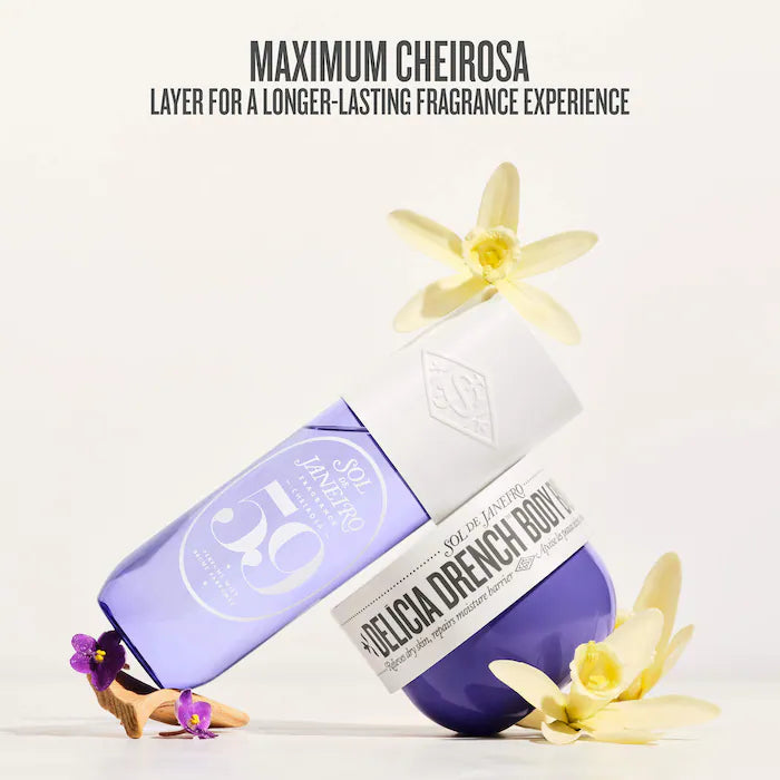 Sol de Janeiro 
Mini Delícia Drench™ Deeply Moisturizing Body Butter for Dry Skin 75ml